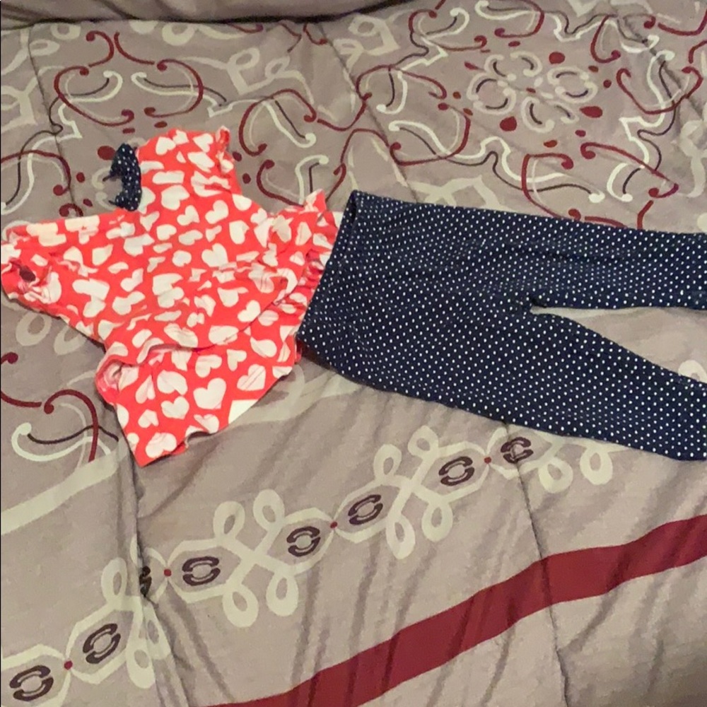 Infant girl shirt and pants